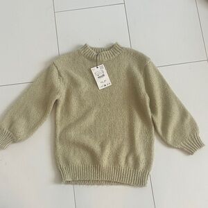 Zara butter yellow Knit Sweater - 8/9Y NWT girls